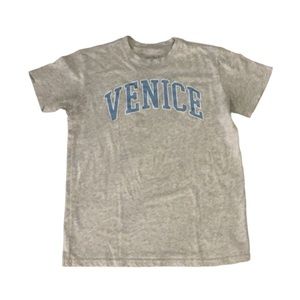 Gray Venice T-Shirt Blue Wording